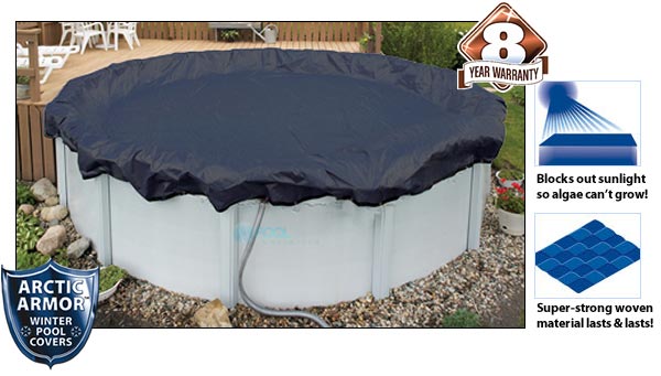 Arctic Armor Winter Cover 10' x 20' Oval for Above Ground Pool 8Year Warranty WC7174