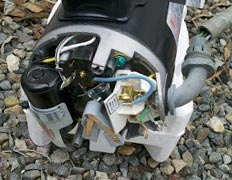 pool pump replace motor step
