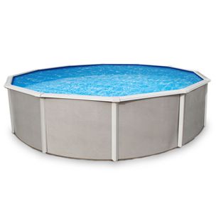 Belize 24' Round Steel Wall Pool 52" Tall without Liner | NB2528