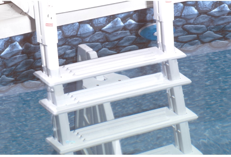 above ground pool ladder deck mount