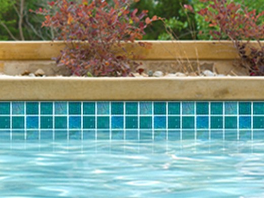 National Pool Tile Equinox 2x2 Glass Tile | Verde | EQX-EVERGREEN2X2