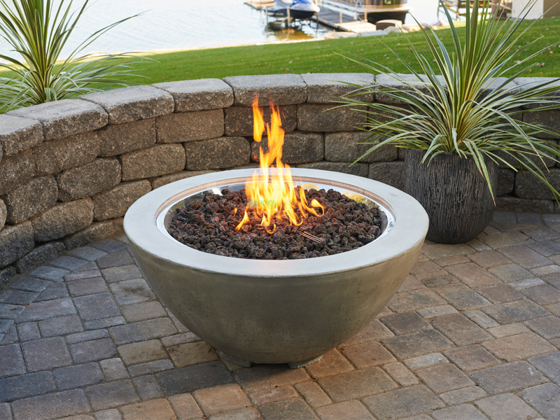 Outdoor Greatroom Cove 30 Gas Fire Pit, Natural Gas Fire Pit Bowl