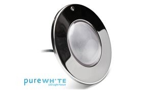 J&J Electronics PureWhite LED Pool Light LI Series | 120V Warm White Equivalent to 200W 50' Cord | LPL-F1W-120-50-P27 21132