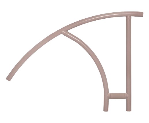 Saftron Triton Series Cross Braced Return to Deck Mounted Handrail