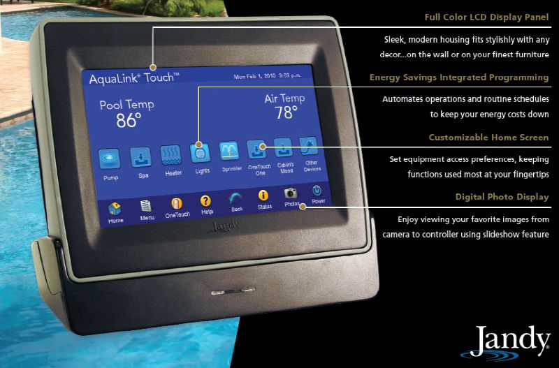 Jandy AquaLink TouchLink Control Panel TCHLNKWF