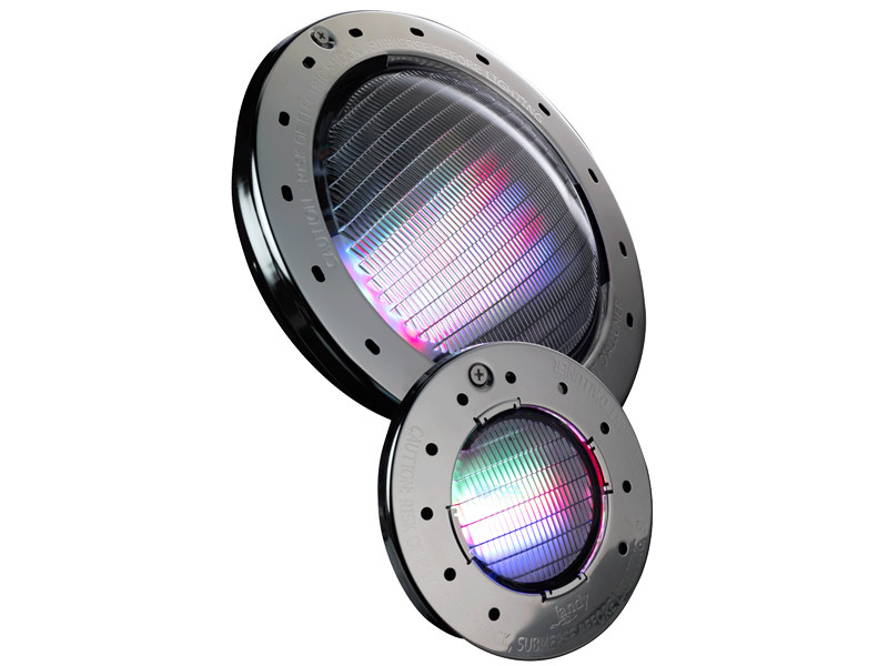 Jandy WaterColors COLOR Pool Light Stainless Steel Facering LED, 120V