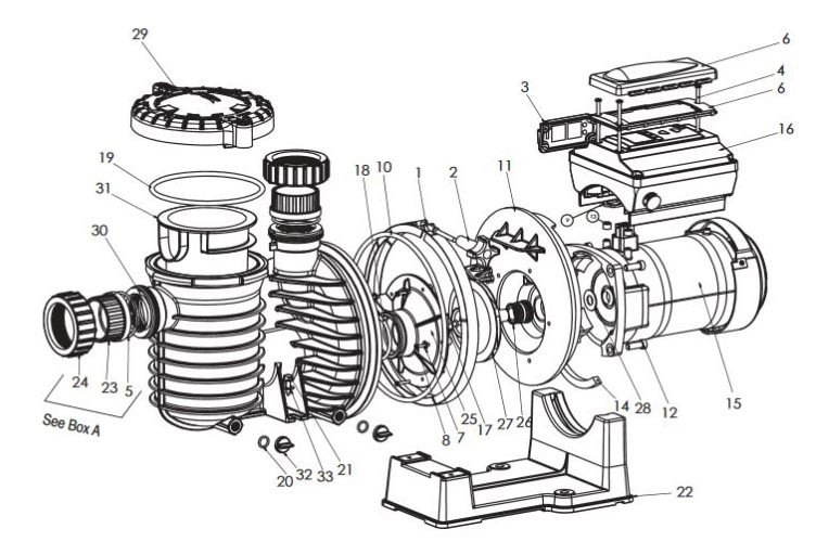 Description: Sta-Rite Max-E-Pro Series Replacement Part Schematic pertainin...