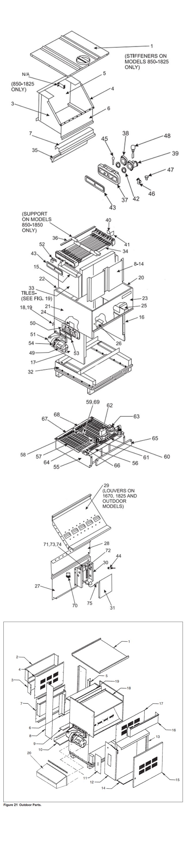 Pentair MegaTherm High Performance Outdoor Commercial Swimming Pool Heater Pump Mounted | Copper Exchanger | 500K BTU Propane Gas | MT0500EP09CBPC Parts Schematic