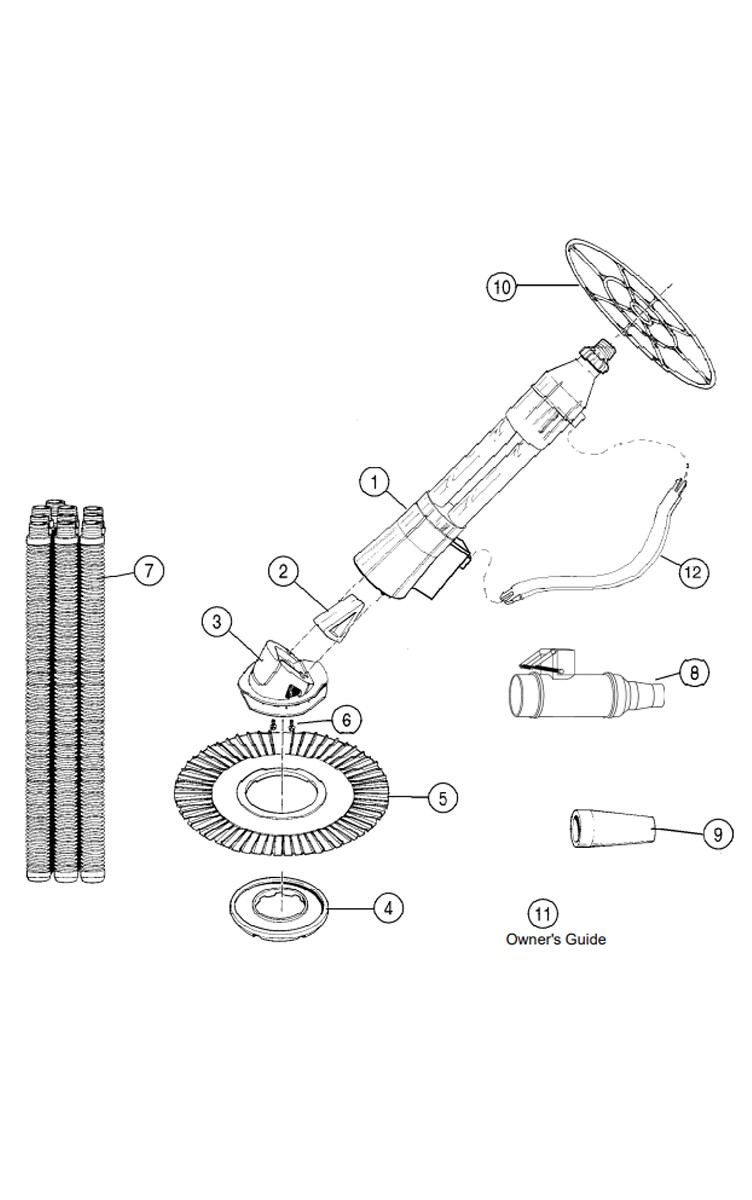 CaliMar Coaster Above Ground Pool Automatic Cleaner | 6-2046-000 Parts Schematic