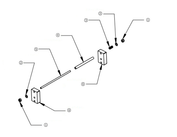 Coverstar Brake Assembly Motor End CS1800 | A0038 Parts Schematic