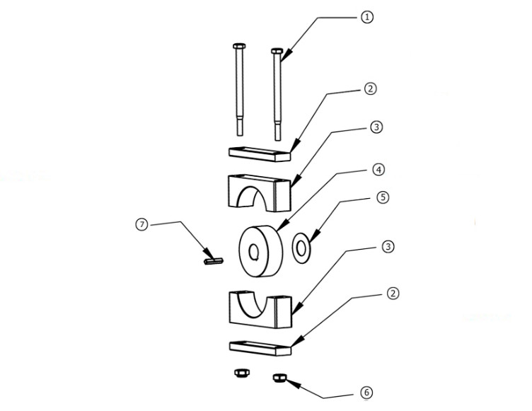 Coverstar Torque Limiter Assembly CS1800 - without Housing | A0108 Parts Schematic