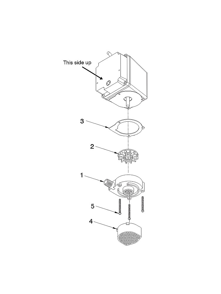 Franklin Electric Little Giant 3E-34N Series Small Submersible Pump | .06HP 115V 670 GPH 10-Foot Cord | 503603 Parts Schematic