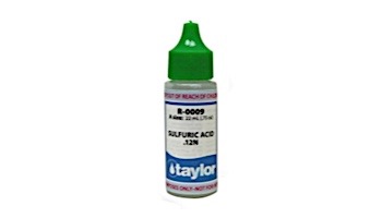 TAYLOR R-0009-A SULFURIC ACID .12N 3/4 OZ
