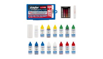 Taylor 9 Way Test Kit for Pools and Spas | K-1005 K-1005-4