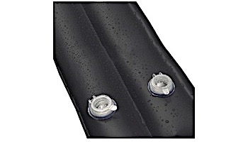 Cypress 1'x8' Double Black Water Tube, 16 Gauge | WTB-1010