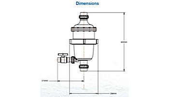 Waterco MultiCyclone 50 Pre-Filter 2-Inch | 200375 200370