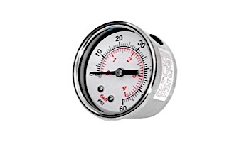 Waterway Plastics Pressure Gauge For Clearwater II | 830-4000SSB