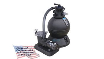 Waterway ClearWater Above Ground Pool 22" Sand Deluxe Filter System | 1.5HP Pump 2.6 Sq. Ft. Filter | 3' NEMA Cord | FSS02215-6S