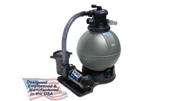 Waterway ClearWater Above Ground Pool 22" Sand Standard Filter System | 1.5HP Pump 2.6 Sq. Ft. Filter | 3' NEMA Cord | 520-5240-6S