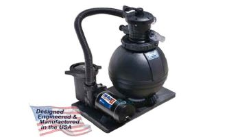 Waterway TWM Above Ground Pool 16" Sand Filter System | 1HP Pump 1.4 Sq. Ft. Filter | 3' NEMA Cord | 520-1610