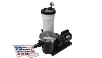 Waterway TWM-30 Above Ground Cartridge Filter System | 1/8HP Pump with Trap 25 Sq. Ft. Filter | 520-4070