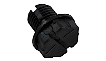 Waterway Quarter Slot Drain Plug | 3/8" Black | 715-1201