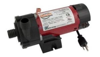 Waterway Tiny Might Circulation Pump | 0.0625HP 115V Barbed | 3' NEMA Cord | 3312610-1901