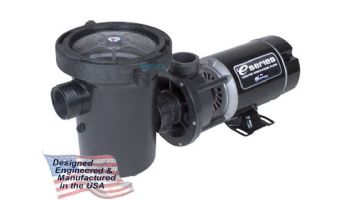 Waterway Center Discharge 48-Frame 1HP Above Ground Pool Pump 115V | Jacuzzi Style Threads | 3' NEMA Cord | 3410413-1529