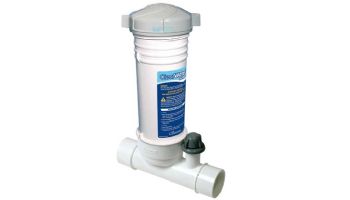 Waterway ClearWater In-Line Chemical Feeder | 2_quot; Socket | White | CLC012-W