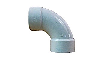 Waterway 1.5" Schedule 40 PVC Slip x Slip Sweep 90 Degree Elbow | 411-9110