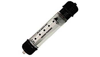 Blue-White Flow Indicator .25T Vit/Glass | FI-100-4V