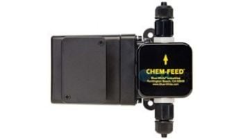 Blue-White Diaphragm Metering Pump for Chemical Feeders | 24 GPD 115V 60Hz | C-614P-115VAC