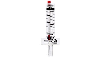 Blue White F-300 Series 1-1/2" PVC Flowmeter | 10-70 GPM | F-30150P