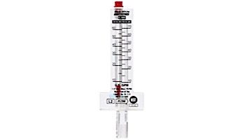 Blue White F-300 Series 1-1/2" PVC Flowmeter | 10-70 GPM | F-30150P