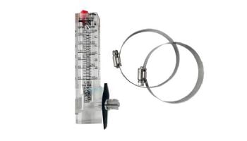 Blue White U-300 Series 2" PVC Flowmeter | Vertical Up Flow | 40-150 GPM | U-30200P