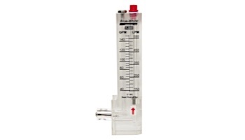 Blue White 2" Vertical PVC 40-150GPM Downflow Flowmeter | D-30200P