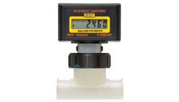 Blue White Flowmeter 3" Saddle Mount Digital SCH40 | RB-300S4-GPM1