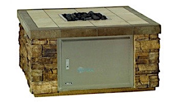 Bull Outdoor Products Square Fire Pit Stucco Finish| Propane | 31034