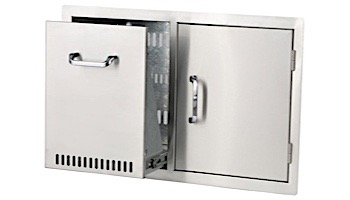 Bull Outdoor Products Propane Drawer/Single Door Combo | 65784