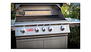 Bull Barbecue Angus 30" 4-Burner Stainless Steel Natural Gas Grill Cart with Lights | 44001