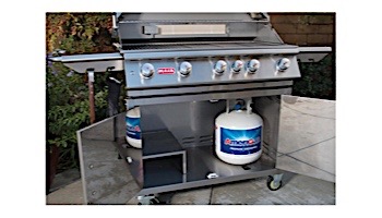 Bull Barbecue Brahma 38" 5-Burner Propane Cart with Lights | 55000