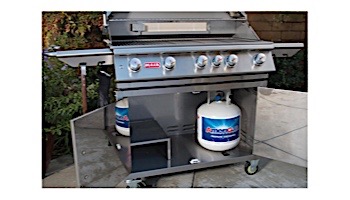 Bull Barbecue Brahma 38" 5-Burner Natural Gas Cart with Lights | 55001