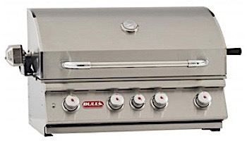 Bull Barbecue Angus 30" 4-Burner Stainless Steel Built-In Natural Gas Grill with Lights | 47629