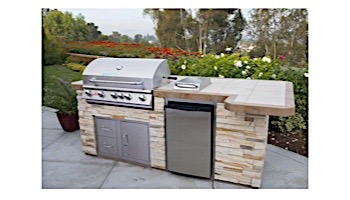 Bull Barbecue Brahma 38" 5-Burner Built-In Propane Grill with Lights | 57568