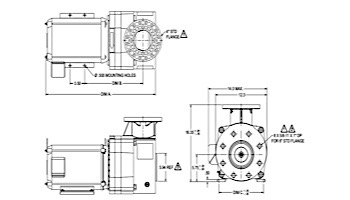 Pentair EQ500 Series Premium Efficiency Commercial Pool Pump Without Strainer | NEMA Rated | Single Phase | 230V 5HP | 340019