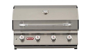 Bull Barbecue Lonestar Select 30" 4-Burner Stainless Steel Built-In Natural Gas Grill with Lights | 87049