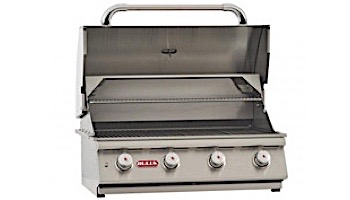 Bull Barbecue Lonestar Select 30_quot; 4-Burner Stainless Steel Built-In Natural Gas Grill with Lights | 87049