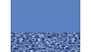 Swimline 2000 Series Standard Gauge 24' Round Print Bottom Overlap Liner | LI2448MB