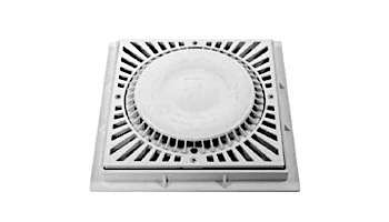AquaStar 9 inch Square SUN Suction Outlet Covers and Mud Frame | SUN9101