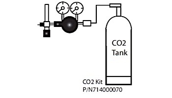 Pentair IntelliChem Chemical Controller CO2 Kit with Diffuser, Solenoid, Regulator | 714000070